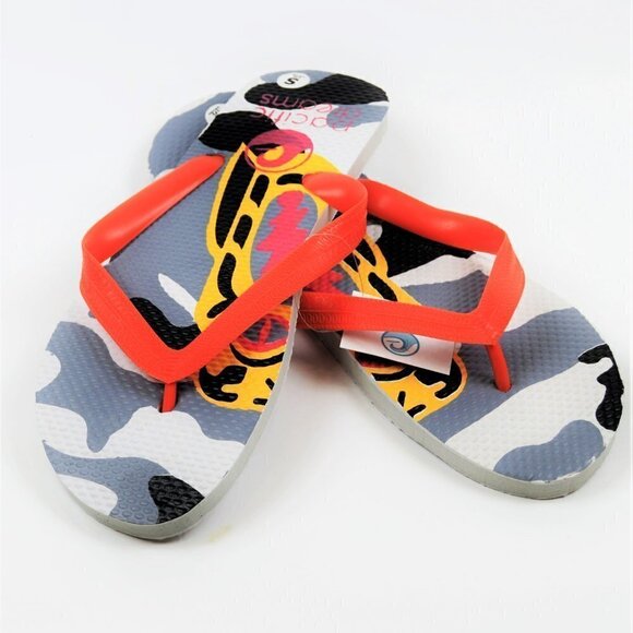 3/$19 NWT Mens Pacific Dreams Flip Flops All sizes - Picture 2 of 3